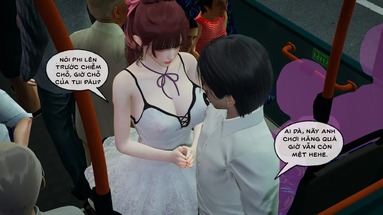 Cô Bạn Gái Tiểu Vy Bị Ngốc Của Tôi. Chap 4.1: Quấy rối trên xe buýt - Next Chap 5.1